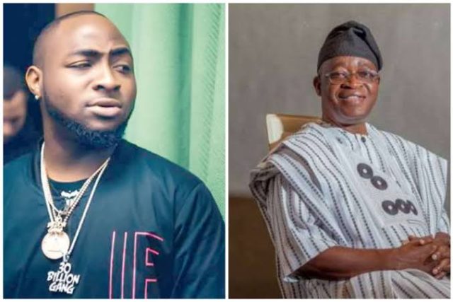 Your plan no go work - Davido calls out Oyetola