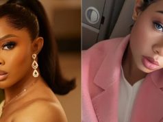 Toke Makinwa claps back at Sandra Edoho