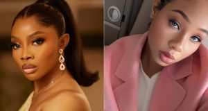 Toke Makinwa claps back at Sandra Edoho