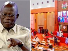 Senate disowns Oshiomhole’s comments describing NNPCL as ‘criminals’ Senate disowns Oshiomhole’s comments describing NNPCL as ‘criminals’