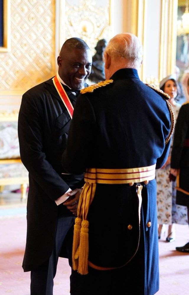 Idris Elba knighted by King Charles Idris Elba knighted by King Charles