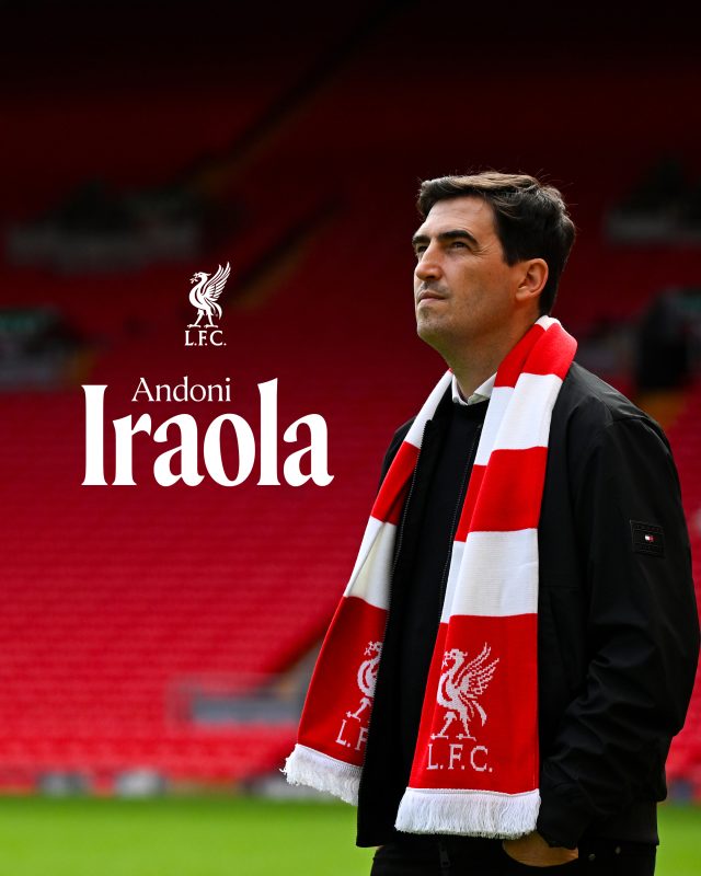 Liverpool appoint Andoni Iraola as new head coach