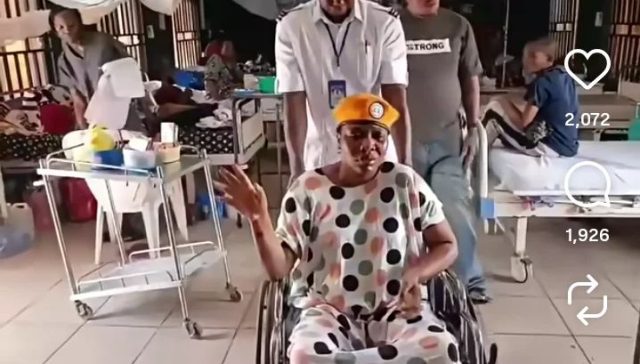 Doris Ogala hospitalized after collapsing in Abia