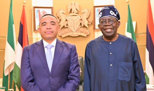 Tinubu receives Madagascar's President in Abuja Tinubu receives Madagascar's President in Abuja