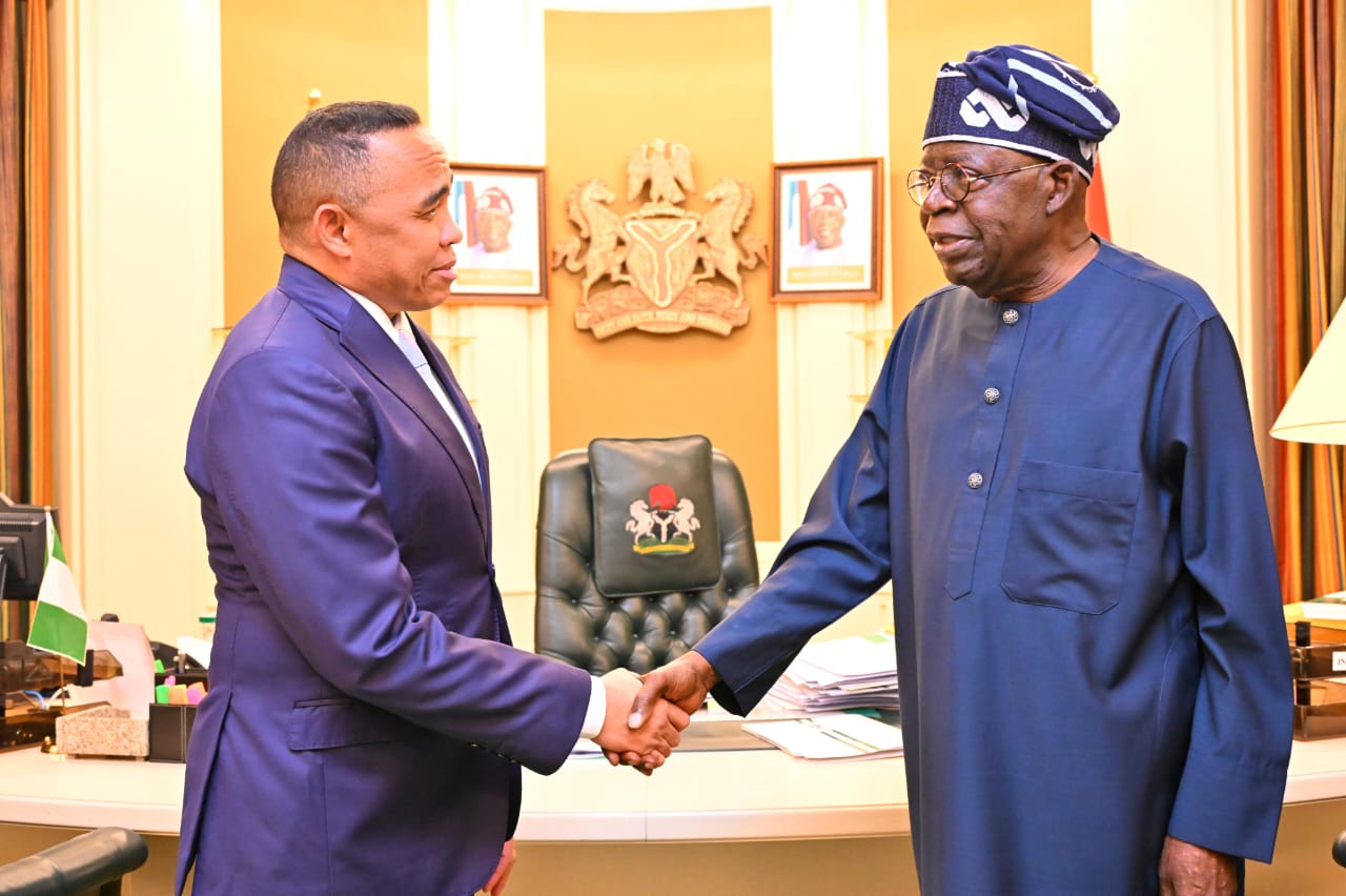 Tinubu receives Madagascar's President in Abuja