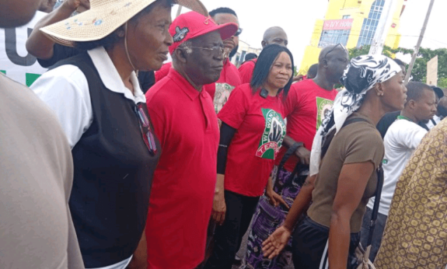 Femi Falana, Falz join Lagos protest against bad governance Femi Falana, Falz join Lagos protest against bad governance