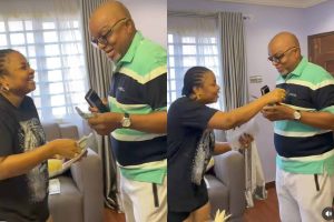 Bimbo Ademoye sweetly celebrate father on his birthday