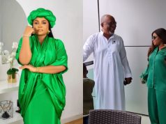 Bimbo Ademoye sweetly celebrate father on his birthday Bimbo Ademoye sweetly celebrate father on his birthday