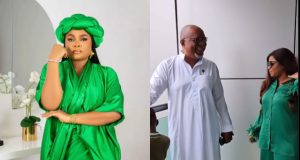 Bimbo Ademoye celebrates father on his birthday Bimbo Ademoye sweetly celebrate father on his birthday