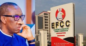 Ex-Delta Gov Okowa visits EFCC Lagos office Ex-Delta Gov Okowa visits EFCC Lagos office