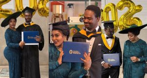 Biodun Okeowo celebrates as her son graduates from University Biodun Okeowo celebrates son's university graduation
