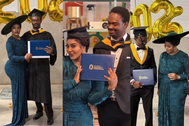 Biodun Okeowo celebrates son's university graduation