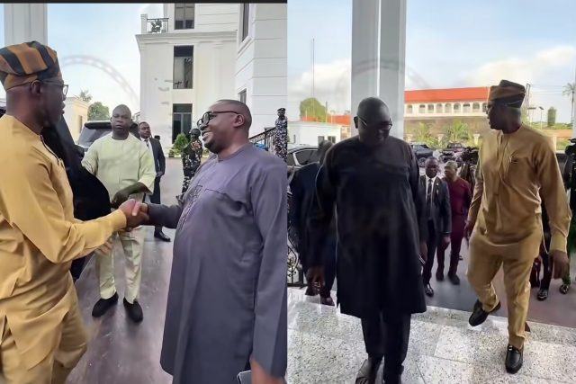Makinde visits Adelabu after abduction of sister and twin sons