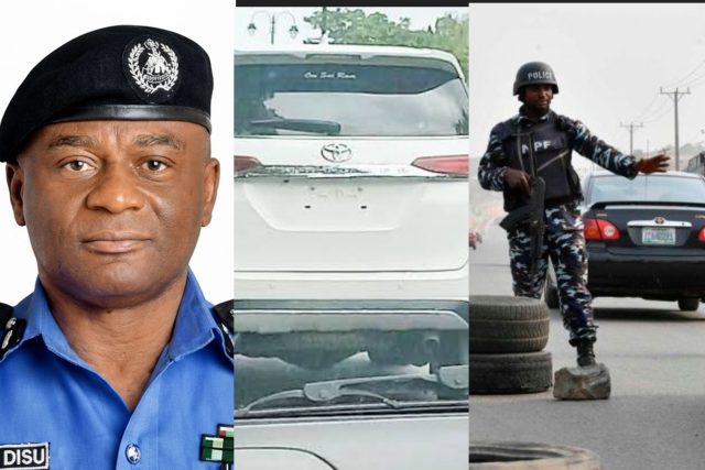 IGP orders crackdown on vehicles without plate numbers IGP orders crackdown on vehicles without plate numbers