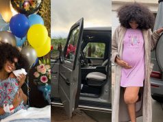 Sharon Ooja receives G-Wagon as push gift Sharon Ooja receives G-Wagon as push gift
