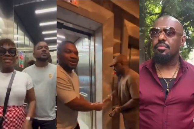 Man expresses disappointment after handshake with Jim Iyke