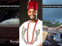 Alexx Ekubo’s remains arrive Abia for wake keeping
