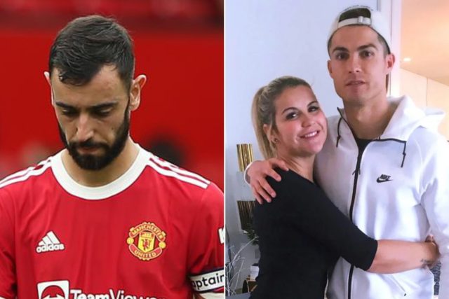Ronaldo's sister likes post criticising Bruno Fernandes