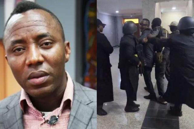 Moment DSS forcefully dragged Sowore into custody