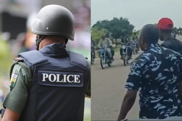 Police dismisses claim that officer saluted B.andits in video