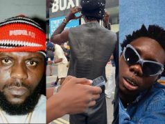 Odumodublvck spits on ground after seeing Blaqbonez at London show Odumodublvck spits on ground after seeing Blaqbonez at London show