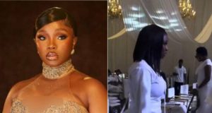 Bambam loses phone at late Alex Ekubo’s Service Of Songs Bambam loses her phone at late Alex Ekubo’s Service Of Songs