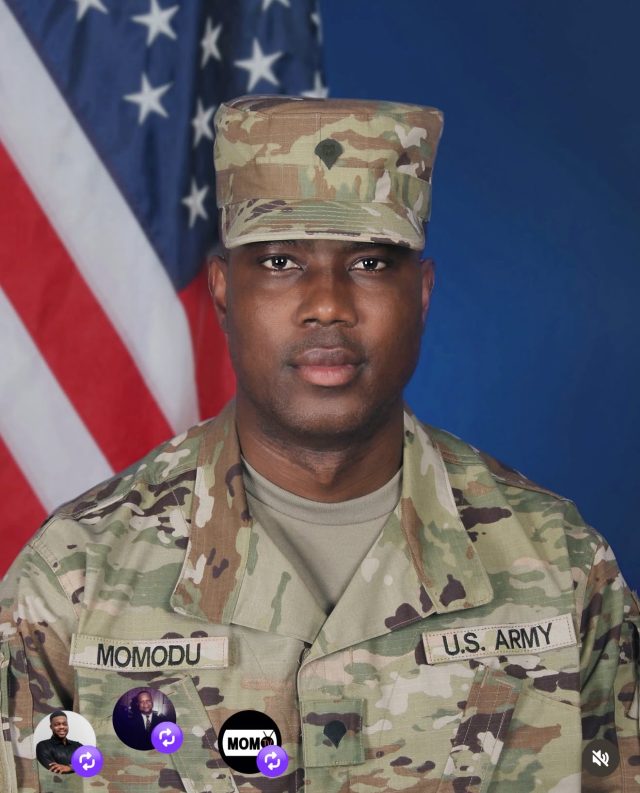 Actor, Joseph Momodu joins US Army