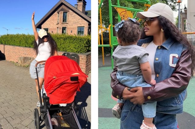 I promise to show you the world, Toke Makinwa tells daughter