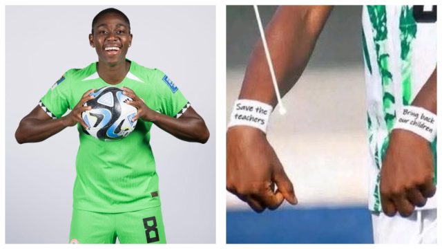 Asisat Oshoala demands for the release of Oyo teachers and students in emotional appeal