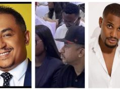 Daddy Freeze apologizes for wearing black to Alex Ekubo’s Service of Songs