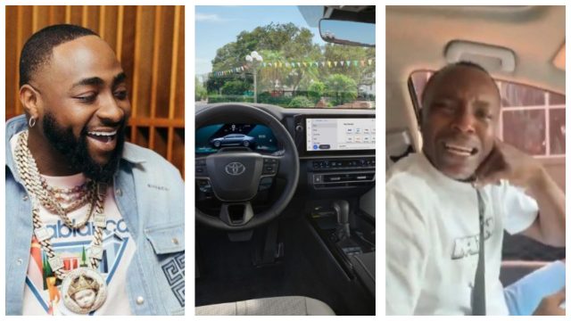 Davrel receives 2025 Toyota Camry from Davido