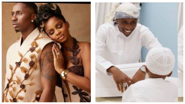 “Watching you as a dad is my favourite love story” — Priscilla Ojo to husband
