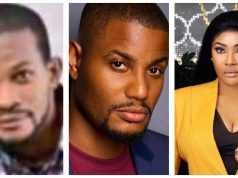 Uche Maduagwu slams Angela Okorie over Alex Ekubo burial outfit claim Uche Maduagwu questions Angela Okorie after burial outfit statement