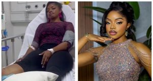 Omeche Oko sustains leg injury after bike fall on movie set Actress Omeche Oko injured in on-set bike accident