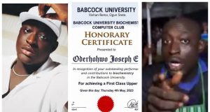 Carter Efe responds to Babcock over alleged fake certificate Carter Efe reacts after Babcock disowns certificate