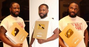 Itele receives his YouTube Gold Creator Award Itele receives his YouTube Gold Creator Award