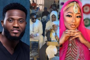 Mustapha Sholagbade reunites with babymama, Adewunmi Fatai