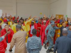 Nigerian prisoners in Ethiopia celebrates after transfer approval Nigerian prisoners in Ethiopia celebrates after transfer approval