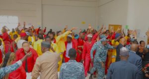 Nigerian prisoners in Ethiopia celebrates after transfer approval Nigerian prisoners in Ethiopia celebrates after transfer approval