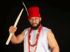 Yul Edochie blasts churchgoers pressing phones during service
