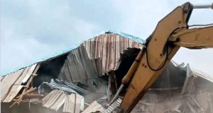 Just In: Oyo demolishes building used as k!dnappers’ hideout in Adelabu family a.bduction