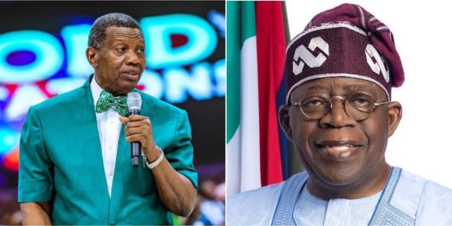 Pastor Adeboye defends Tinubu, says he has done his bit