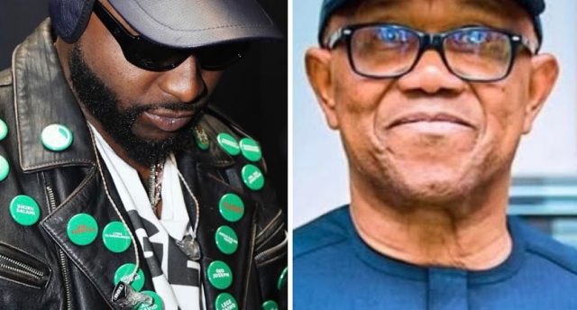 Peter Obi applauds Davido's 'Bring Them Home' outfit at World Cup Peter Obi applauds Davido