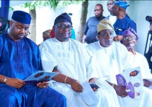 Photos from late Ajimobi 6th Year Fidau Prayer 