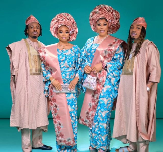 RARE photos of Toyin Adewale & children RARE photos of Toyin Adewale & children