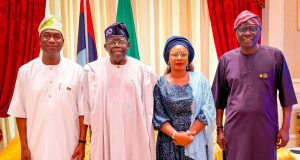 Sanwo-Olu unveils Hamzat, Sonayon-James as APC flagbearers Sanwo-Olu unveils Hamzat, Sonayon-James as APC flagbearers