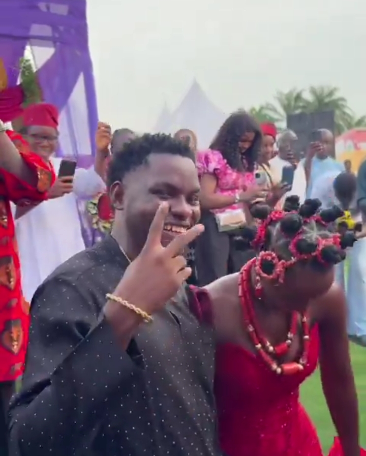Mark Angel traditionally weds long-time girlfriend
