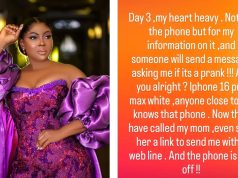 Susan Peters cries out over her missing phone Susan Peters cries out over her missing phone