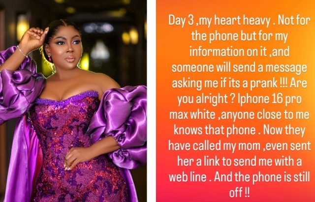 Susan Peters cries out over her missing phone Susan Peters cries out over her missing phone