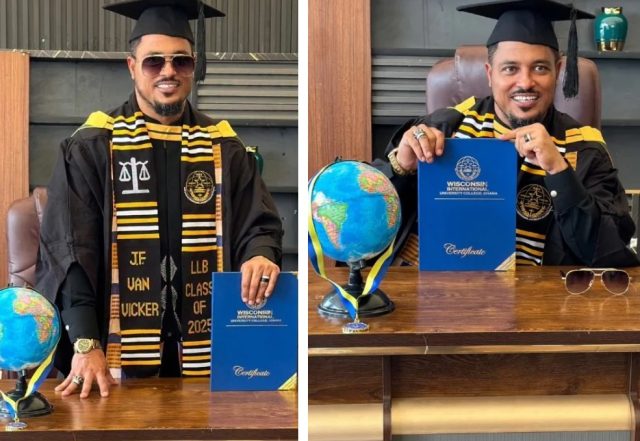 Van Vicker graduates with first class in law